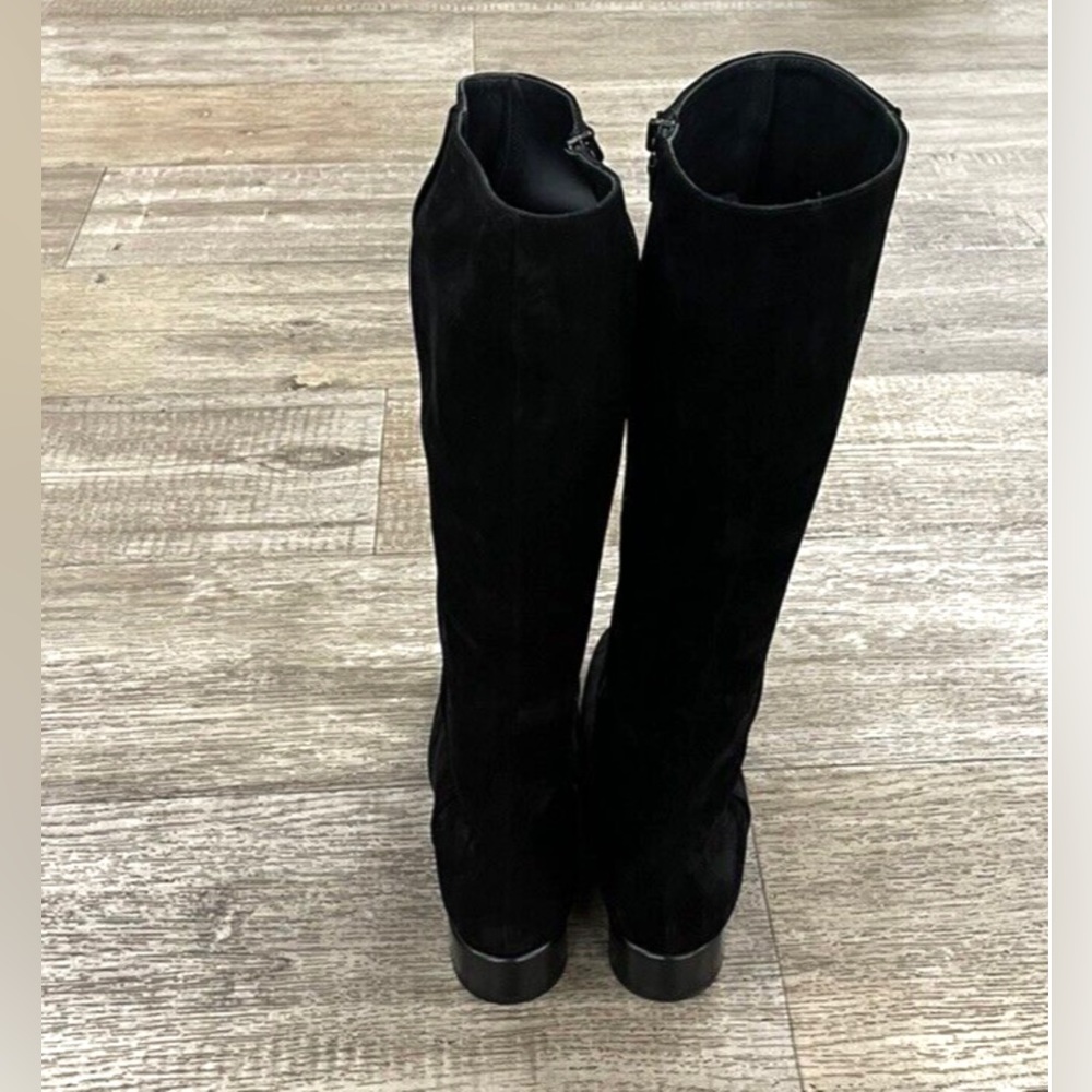 NIB $795 Rag &Bone Aslen Knee High Black Suede Boots Size: 36 - Picture 6 of 16